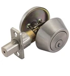 D-6. Design House 740423 Single Cylinder Deadbolt Nickel. Fixed Price $15.99.
