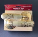 Gainsborough Passage Porcelain Levers 24K Gold Rosettes #205. Fixed Price $68.69.