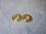 Baldwin 5148 Brass Half Privacy Rosette Polished Lot Of 2. Fixed Price $29.99.