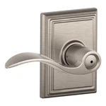 Schlage Accent-addison Satin Nickel Universal Interior Bed/bath Privacy Door Han. Fixed Price $32.78.
