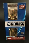 Brinks 2101-105 High Security Keyed Entry Tulip Door Knob, Polished Brass. Fixed Price $11.97.