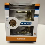 Schlage Flair FB50 505 605 Entry Door Lever Deadbolt Lock Set Bright Brass. Fixed Price $45.00.