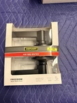 Defiant Freedom Keyed Entry Door Lever Matte Black Rekeyable Universal. Fixed Price $25.07.