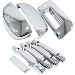 Newyall Pack Of 4 Chrome Exterior Outside Outer Door Handle 2 Upper Half. Fixed Price $96.78.