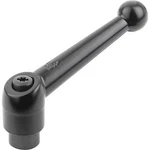 Kipp K0116.3A41 Adjustable Handle, Size: 3/8-16 Zinc, Black Satin, Comp: Steel. Fixed Price $12.89.