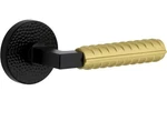 Viaggio Circolo Hammered Rosette Satin Brass Passage Smooth Lever *new*. Fixed Price $29.99.
