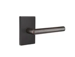2 Qty - Emtek Stuttgart Lever Handle With Modern Rectangular Rosette, Oil Rubbed. Fixed Price $59.99.
