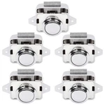 Ocgig Push Button Latch Cabinet Door Catch Electroplated SILVER-5PCS. Fixed Price $23.99.