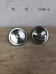 Emtek 2145US15 Round Tubular 2-1/2" Privacy Pocket Door Lock Satin Nickel. Fixed Price $70.99.