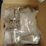 Schlage Seville Passage Lever Door Handle Satin Nickel J10 619 New E1. Fixed Price $19.99.