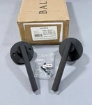 Baldwin FD.SQU.CRR190 Square Non-turning Dummy Lever Set Satin Black. Fixed Price $82.81.