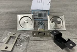 Kwikset 335 15 Sqt- Square Privacy Bed/bath Door Lock- Satin Nickel *read*. Fixed Price $22.99.