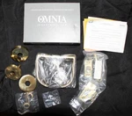 Omnia 560/00.PRI.US3 Privacy 2-3/8" Leverset Ornate In Polished Brass New. Fixed Price $99.99.