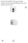Kwikset 971AYKMDT-26 Single Cylinder Interior Arroyo Knob. Fixed Price $74.99.