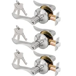Rafeciee Keyed Entry Door Lever, Handle With Lock Key, Exterior Inter. Fixed Price $64.97.
