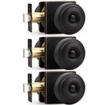 Probrico Square Privacy Door Knobs, Oil Rubbed Bronze Bedroom Handle. Fixed Price $69.52.