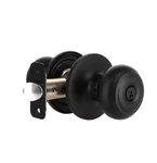 Defiant Hartford Matte Black Keyed Entry Door Knob 32TGX900B. Fixed Price $14.50.