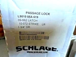 Schlage L9010 05A 619 Mortise Passage Set Nos. Fixed Price $299.99.