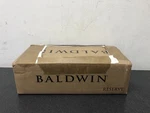 Baldwin FDFEDTSR190 Satin Black Dummy Door Lever Set - Reserve Collection. Fixed Price $110.99.