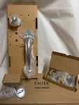 Emtek Saratoga Sectional Tubular Front Entry Door Set Knob Chrome 4410EUS26. Fixed Price $99.00.