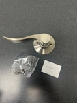 Miseno Torry Wave Right Handed Non-turning One-sided Door Lever Satin Nickel. Fixed Price $11.46.