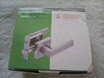 Sartodoors Modern Square Handle Silver PASSAGE-1-SI. Fixed Price $8.99.