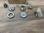 Kwikset 980-15S.STRKP Single Cylinder Keyed Entry Deadbolt-satin Nickel Read. Fixed Price $31.49.
