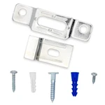 Tlock Security Hangers Locking Hardware Set For 25 Wood Aluminum Picture Fr. Fixed Price $39.84.