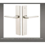 Emtek 8141 Stretto Modern Rectangular 2 X 10 Non-keyed Passage Left Hand. Fixed Price $130.83.