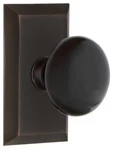 Nostalgic Warehouse Stublk Prv 234 Nk Black Porcelain Solid Brass - Bronze. Fixed Price $214.50.