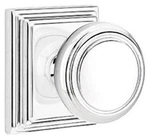 Emtek 8561NW Norwich Non-turning Two-sided Dummy Door Knob Set Chrome. Fixed Price $152.00.