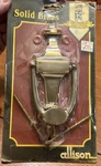 Allison The Kingsley Collection 492 Solid Brass French Style Door Knocker. Fixed Price $20.00.