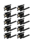 Tinewa 10 Pack Square Privacy Matte Black Levers Locksets, Bed/bath Door.... Fixed Price $130.91.