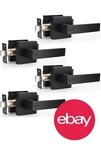 Probrico 4 Pack Matte Black Privacy Door Handle Locks Heavy Duty Interior. Fixed Price $69.99.