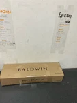Baldwin EESANXTUBCQE190S Santa Cruz Satin Black Entry Handleset With Smartkey. Fixed Price $416.99.