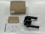 Box Of 10 - Knobwell DL01BKBK Privacy Door Lever Black. Fixed Price $145.00.