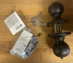 Lot Of 3 Kwikset Polo Entry Lock W/ Smarykey Venetian Bronze 400P 11P 94002-928. Fixed Price $47.49.