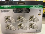 Set Of 6 Defiant Brandywine Contractor Pack Stainless Steel Passage Hall Clo. Fixed Price $42.00.