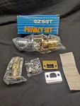 New Open Box Ez-set BP-102TU-GN-US3X26 Chrome & Brass Privacy Lock. Fixed Price $16.00.