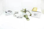 Weslock 00401RNRNSL20 Passage Lever Provence Door Satin Nickel Nos. Fixed Price $23.99.