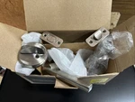 Schlage Inside Handle Set F59 619 Latch Strike 3/4 Dr Door Lock - Nickel. Fixed Price $49.99.