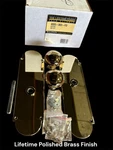 Baldwin 6555-003-FD Boston Full Dummy Door Knob Kit Lifetime Polished Brass Nos. Fixed Price $129.99.