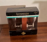 Gatehouse 0225974 100% Solid Forged Brass Hall / Closet Door Knobs Mint Box. Fixed Price $50.00.
