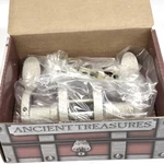 Ancient Treasures King's Ransom Collection Satin Chrome Passage Door Lever New. Fixed Price $18.00.