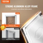 Pet Door For With Lock And Magnetic Flap System Aluminum Frame Large. Fixed Price $83.99.