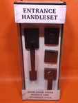 Mega Tobelle Entry Door Set Square Locking Dead Bolt Color Black. Fixed Price $29.69.