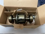 Schlage Georgian Antique Brass Hall Closet Doorknob Lock F10 V 609. Fixed Price $33.00.