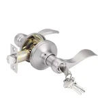 Probrico Satin Nickel Keyed Entry Entrance Lever Lockset Doorknobs. Fixed Price $24.00.
