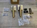 Sure-loc AP102-SQ 15 Grip-sm Sb Aspra Square Lever Set *read*. Fixed Price $49.99.