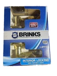 Brinks Interior Locking Not Keyed Wave Lever Door Handle Set New Open 2713-105. Fixed Price $6.11.
